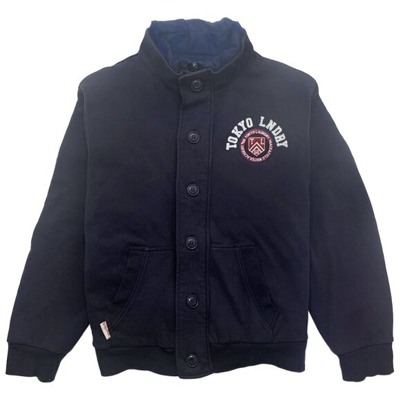 Tokyo Laundry “Willow Spring” Men’s Lined Bomber Jacket in Navy Blue Size XXL - Picture 2 of 9